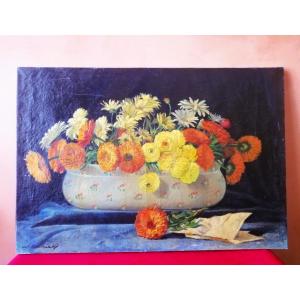 Oil On Canvas Signed
