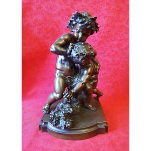 Group Of Two Putti
