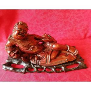 Asian Wooden Divinity