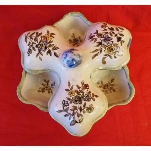 Box With Compartments In Old Earthenware