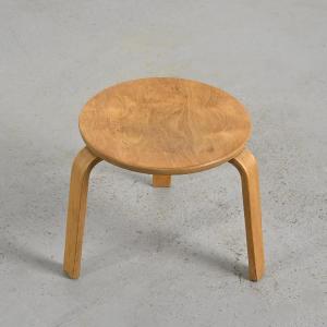 Low Stool By Hans Bellmann, Horgen Glarus, Switzerland, Circa 1950