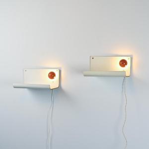 Pair Of Illuminated Bedside Lamps, Pierre Guariche Circa 1968