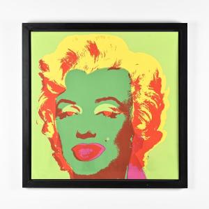 Silkscreen Print Of Marilyn Monroe After Andy Warhol, Circa 1970