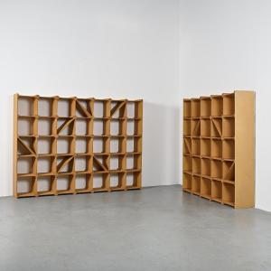 Modular Storage Units In Solid Pine, France Circa 1970