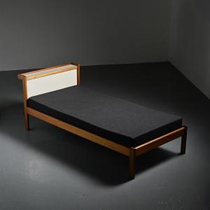 Mahogany Bed By André Sornay, Circa 1960