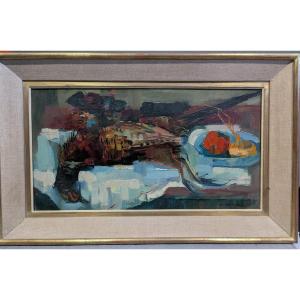 Still Life With Pheasant By Paul Collomb (1921-2010)