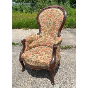 Walnut Bergère Armchair 1820-30