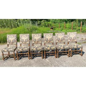 6louis XIII Style Chairs 