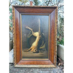 Still Life With Hare Painting 87 X 67 Cm
