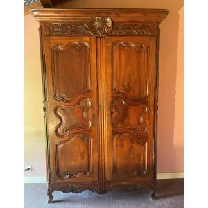 Large 19th Century Bressanne Wardrobe In Very Good Condition.