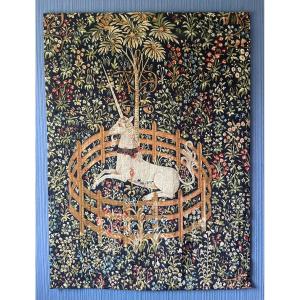 Tapestry Like New! 171x126cm Aubusson 1994 "the Captive Unicorn"