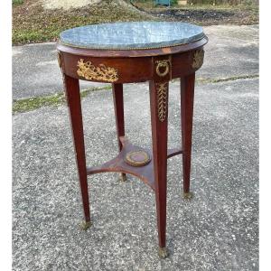 Louis XVI Side Table With Its Marble In The Condition 