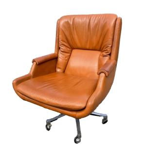 Vintage 60-70 Skaï Seventies Armchair 