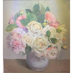 Painting By Jeanne Proust "the Flowers" 