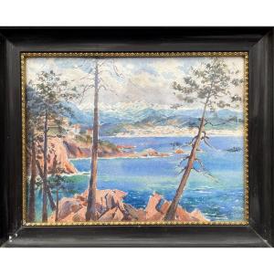 Watercolor By Ysabel Minoggio-roussel 1875-1945