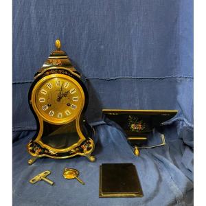 Swiss Mantel Clock In The Louis XV Style 