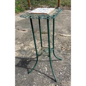 Metal Side Table, Circa 1900 