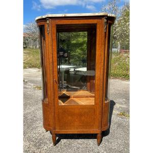 Art Deco Display Cabinet With Breche Marble