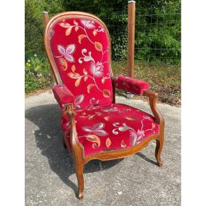 19th Century Voltaire Armchair