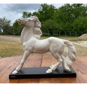 Ceramic White Horse