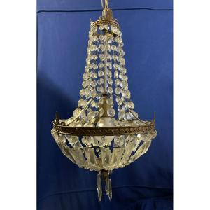Basket Chandelier With Pendants