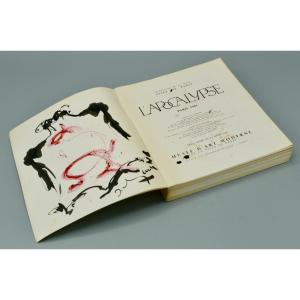 Ink And Gouache, Signatures Of Dali And Zadkine, Drawing By Foujita, "l'apocalypse" 1961