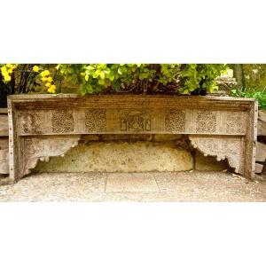 Large Lintel With Its Carved Wooden Corbels, India 19th