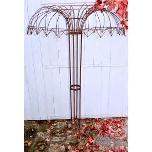 Garden Umbrella, Iron Lattice Circa 1900