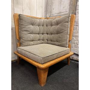 Corner Armchair By Guillerme And Chambron 