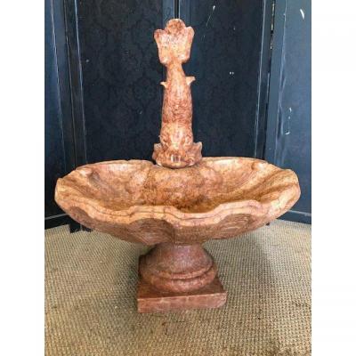 Italian Rose Marble Basin