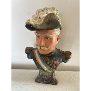 Terracotta Bust, General-in-chief Joffre