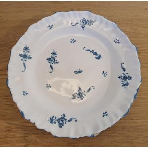 Toulouse / South West, Plate With La Brindille, Earthenware, XVIII °.