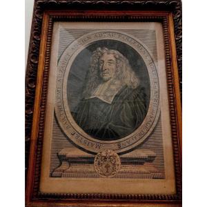 Engraving By Thomassin, Barthélémi Auzanet, 17th Century.