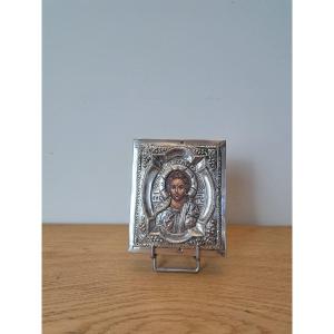 Christ, Icon, Silver, Early 20th Century.