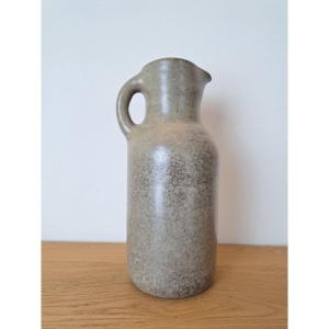 Max Idlas, Large Pitcher, Enameled Ceramic, 1960s. 
