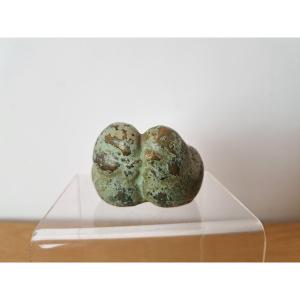 Georges Henri Laurent, Sparrows, Patinated Bronze, Art Deco, 20th Century. 