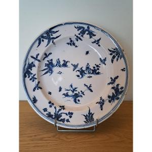 Marseille, Large Dish, Chinese, Earthenware, 18th Century. 