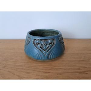 Louis Majorelle, Mougin Frères, Nancy, Cup, Flowers, Sandstone, Art Nouveau Early 20th Century.