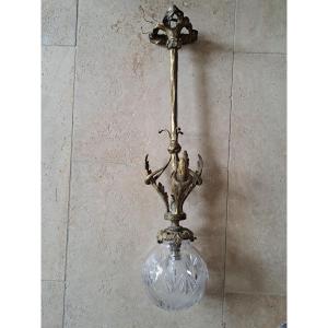 Suspension, Louis XVI, Gilt Bronze, 19th Century. 