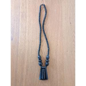 Africanist Necklace, Horn, 1960s.