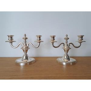 Kirby Beard And Co, Paris, Pair Of Table Ends, Silvered Bronze, 20th Century.