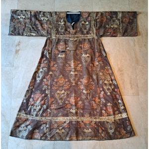 Dalmatic, Silk And Galon, 18th Century.