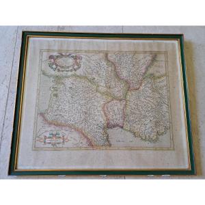 Mercator, Aquitania Australis Cum Confiniis, Ca 1610.