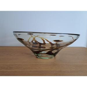 Michèle Luzoro, Large Blown Glass Cup, 20th Century. 