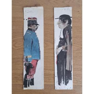 Att To Robert Caumont, War/peace, Drawing, Early 20th Century.