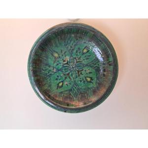 Morocco, Large Wall Plate, Ceramic, Early 20th Century. 