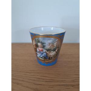 Litron Cup, Porcelain, 19th Century. 