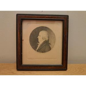 Portrait, Physionotrace By Chrétien, Late 18th Century. 