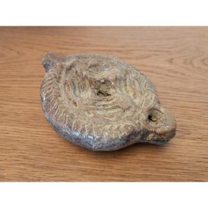 Roman Oil Lamp, Terracotta. 
