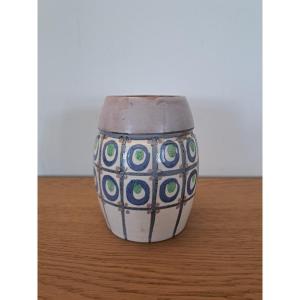 Léon Elchinger, Vase, Art Deco, Ceramic, Circa 1930. 